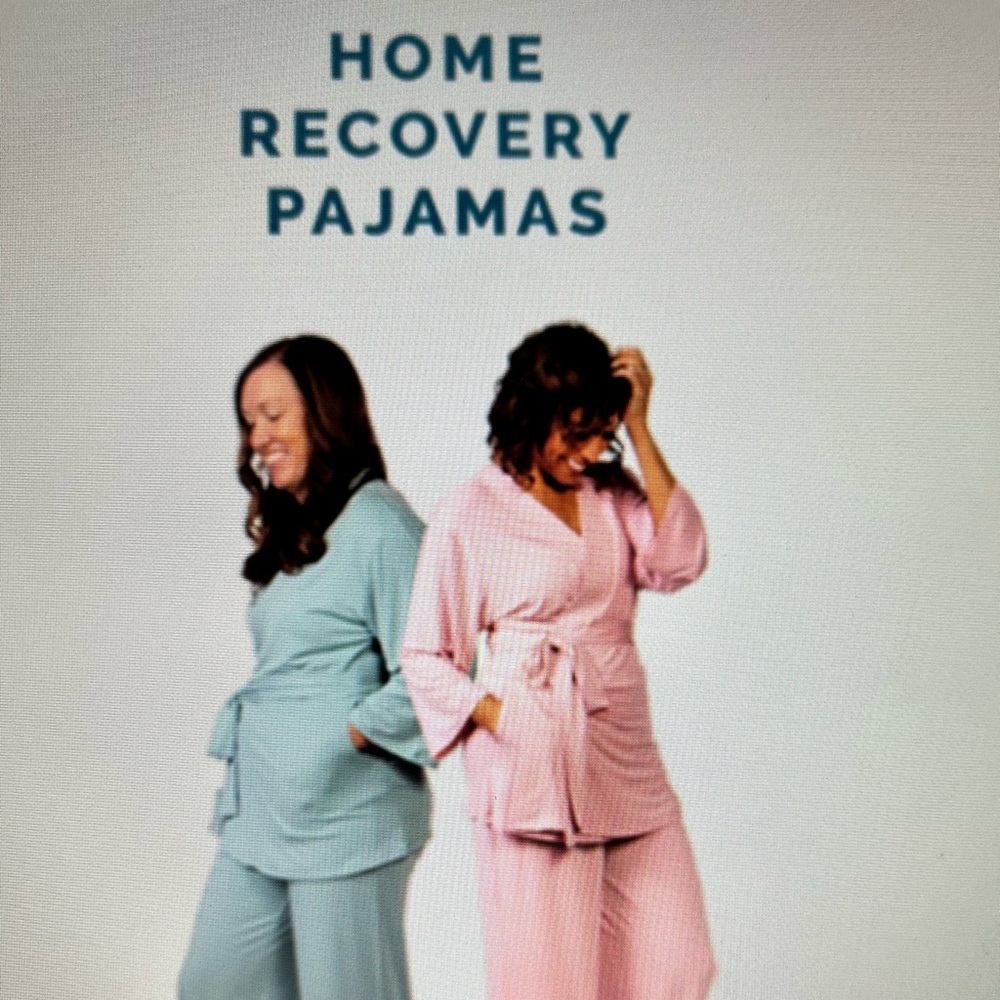 Kickit Navy Mastectomy Recovery Pajamas